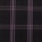 Black-Purple-Multi Plaid Wool Poly Herringbone Twill Woven Suiting Fabric By the Yard